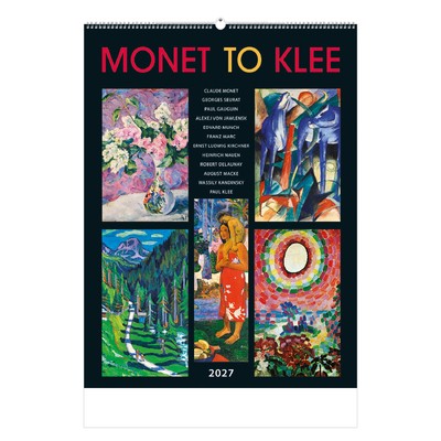 Monet To Klee, képes falinaptár 2027