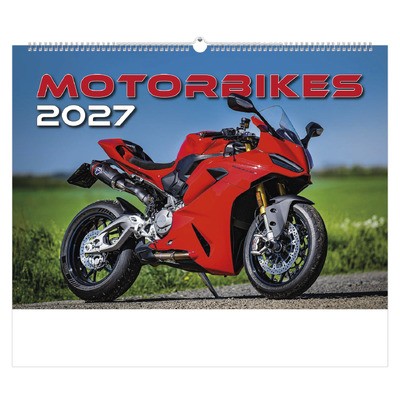 Motorbikes, képes falinaptár 2027