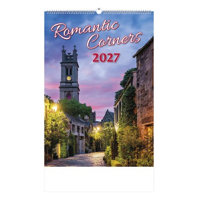 Romantic Corners, képes falinaptár 2027