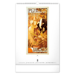 Alphonse Mucha, képes falinaptár 2027