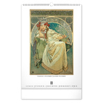 Alphonse Mucha, képes falinaptár 2027