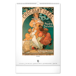 Alphonse Mucha, képes falinaptár 2027