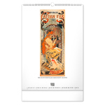 Alphonse Mucha, képes falinaptár 2027