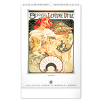 Alphonse Mucha, képes falinaptár 2027