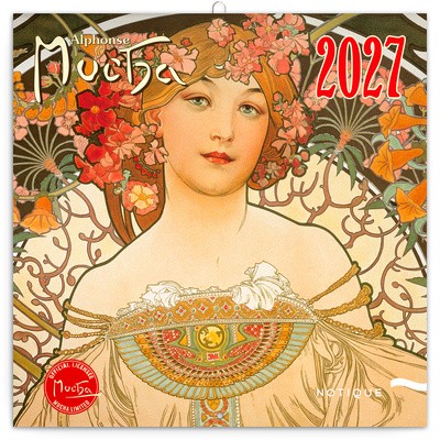 Alphonse Mucha, képes lemeznaptár 2027