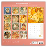 Alphonse Mucha, képes lemeznaptár 2027