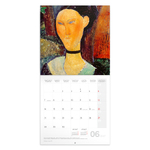 Amedeo Modigliani, képes lemeznaptár 2027