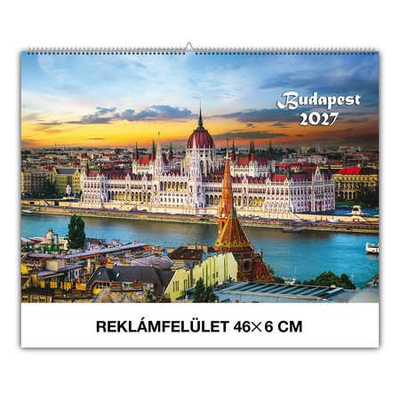 Budapest, képes falinaptár 2027