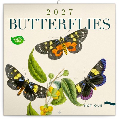 Butterflies, képes lemeznaptár 2027