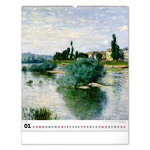 Claude Monet, képes falinaptár 2027