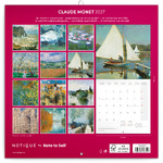 Claude Monet, képes lemeznaptár 2027