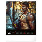 Dreamy Firefighters, képes falinaptár 2027