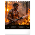 Dreamy Firefighters, képes falinaptár 2027
