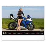 Girls & Bikes, képes falinaptár 2027