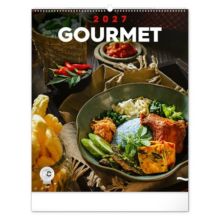 Gourmet, képes falinaptár 2027