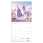 Happy Unicorns, képes lemeznaptár 2027