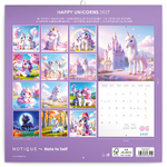 Happy Unicorns, képes lemeznaptár 2027