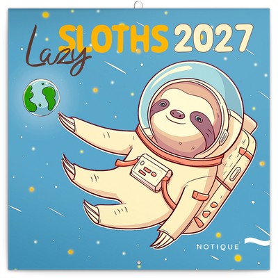 Lazy Sloths, képes lemeznaptár 2027