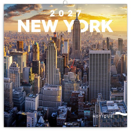 New York, képes lemeznaptár 2027