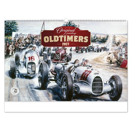 Oldtimers - Václav Zapadlík, képes falinaptár 2026