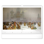 The Slav Epic - Alphonse Mucha, képes falinaptár 2027