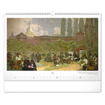 The Slav Epic - Alphonse Mucha, képes falinaptár 2027