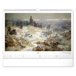 The Slav Epic - Alphonse Mucha, képes falinaptár 2027