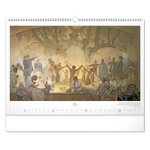 The Slav Epic - Alphonse Mucha, képes falinaptár 2027