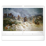 The Slav Epic - Alphonse Mucha, képes falinaptár 2027