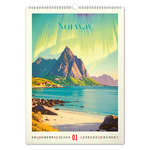 Vintage Posters - Distant Travels, képes falinaptár 2027