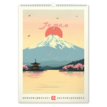 Vintage Posters - Distant Travels, képes falinaptár 2027