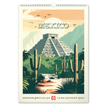 Vintage Posters - Distant Travels, képes falinaptár 2027