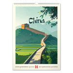 Vintage Posters - Distant Travels, képes falinaptár 2027