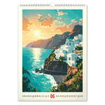 Vintage Posters - Distant Travels, képes falinaptár 2027