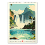 Vintage Posters - Distant Travels, képes falinaptár 2027