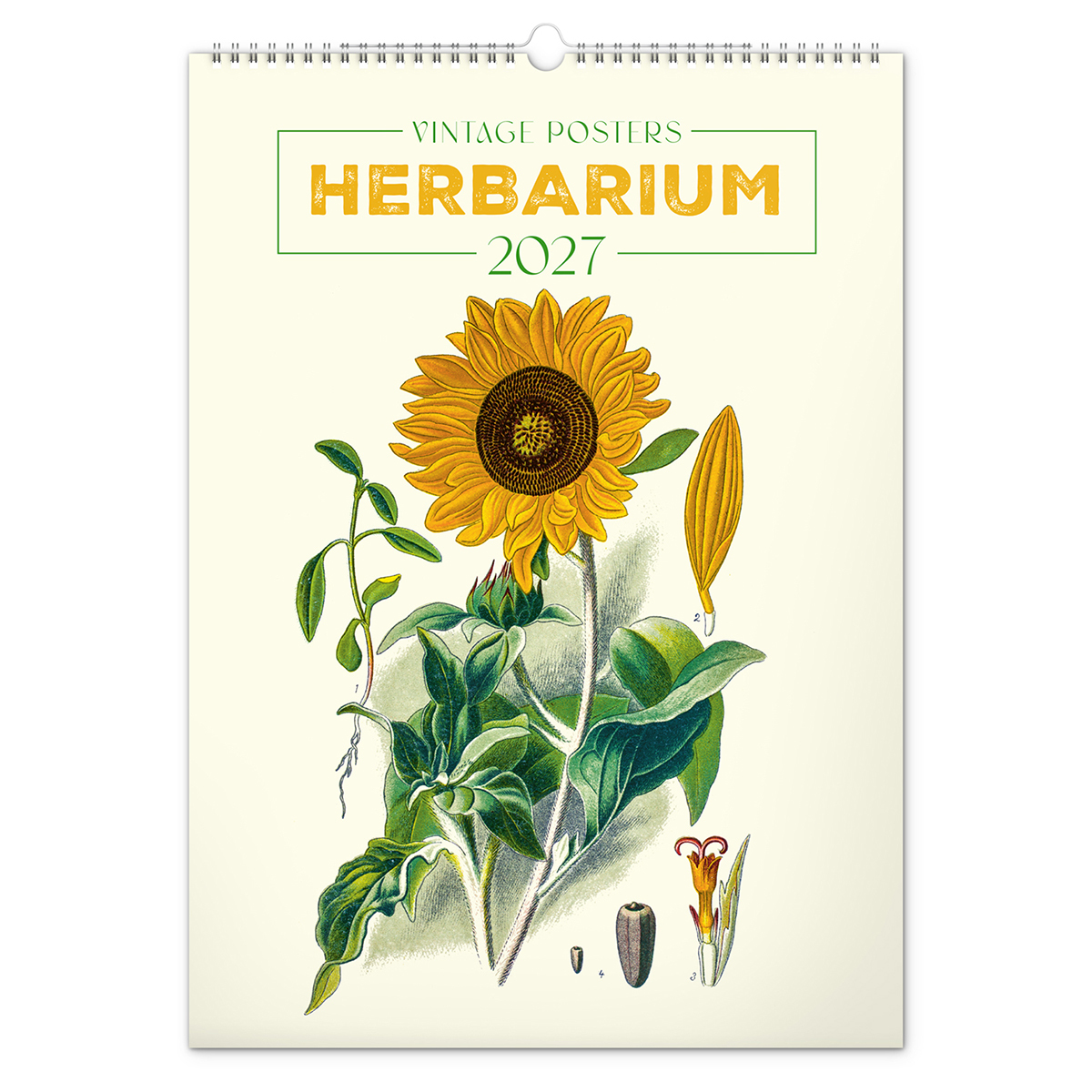 Vintage Posters - Herbarium, képes falinaptár 2027 Vintage Posters - Herbarium, képes falinaptár 2027