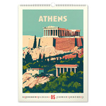 Vintage Posters - World Cities, képes falinaptár 2027