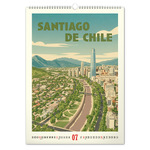 Vintage Posters - World Cities, képes falinaptár 2027