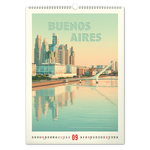 Vintage Posters - World Cities, képes falinaptár 2027