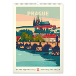 Vintage Posters - World Cities, képes falinaptár 2027