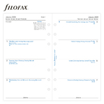 Filofax Naptárbetét Heti 1 hét / 2 oldal 5 nyelvű Personal Fehér 2024