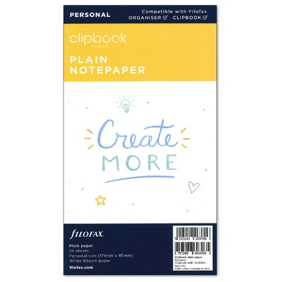 Filofax Clipbook Jegyzetlap Üres Personal