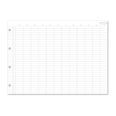 Filofax Clipbook Naptárbetét dátum nélküli Éves A4