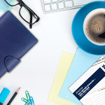 Filofax Elválasztó lapok Átlátszó 1 regiszter A5