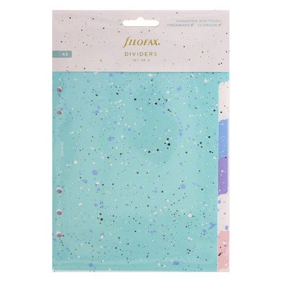 Filofax Elválasztó lapok Bianco 6 regiszter A5 Expressions