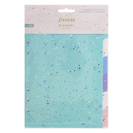 Filofax Elválasztó lapok Bianco 6 regiszter A5 Expressions