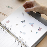 Filofax Elválasztó lapok Bianco 6 regiszter A5 Fehér