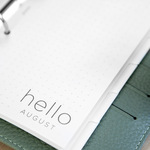 Filofax Elválasztó lapok Bianco 6 regiszter A5 Fehér