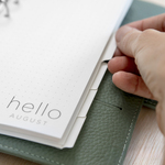 Filofax Elválasztó lapok Bianco 6 regiszter A5 Fehér