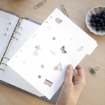 Filofax Elválasztó lapok Bianco 6 regiszter A5 Fehér